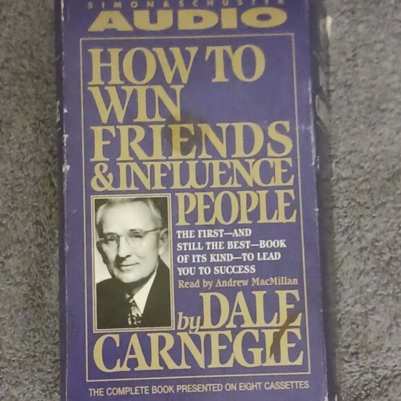 Dale Carnegie How to Win Friends and Influence People 8 Cassette Audio Tapes - Picture 1 of 5